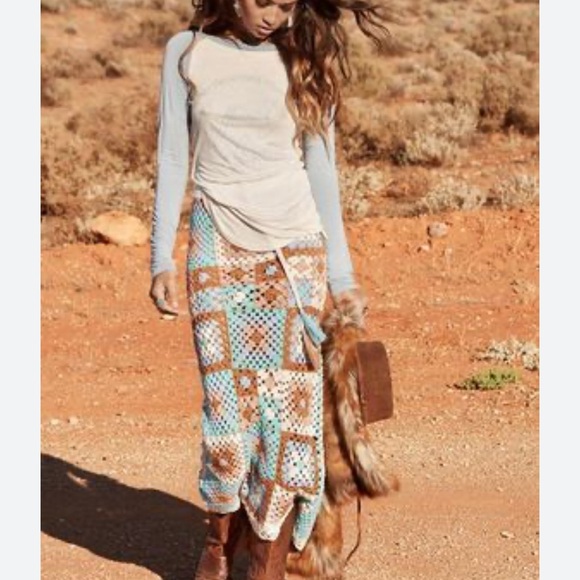 NWT SPELL AND GYPSY KNIT SKIRT - Picture 7 of 7